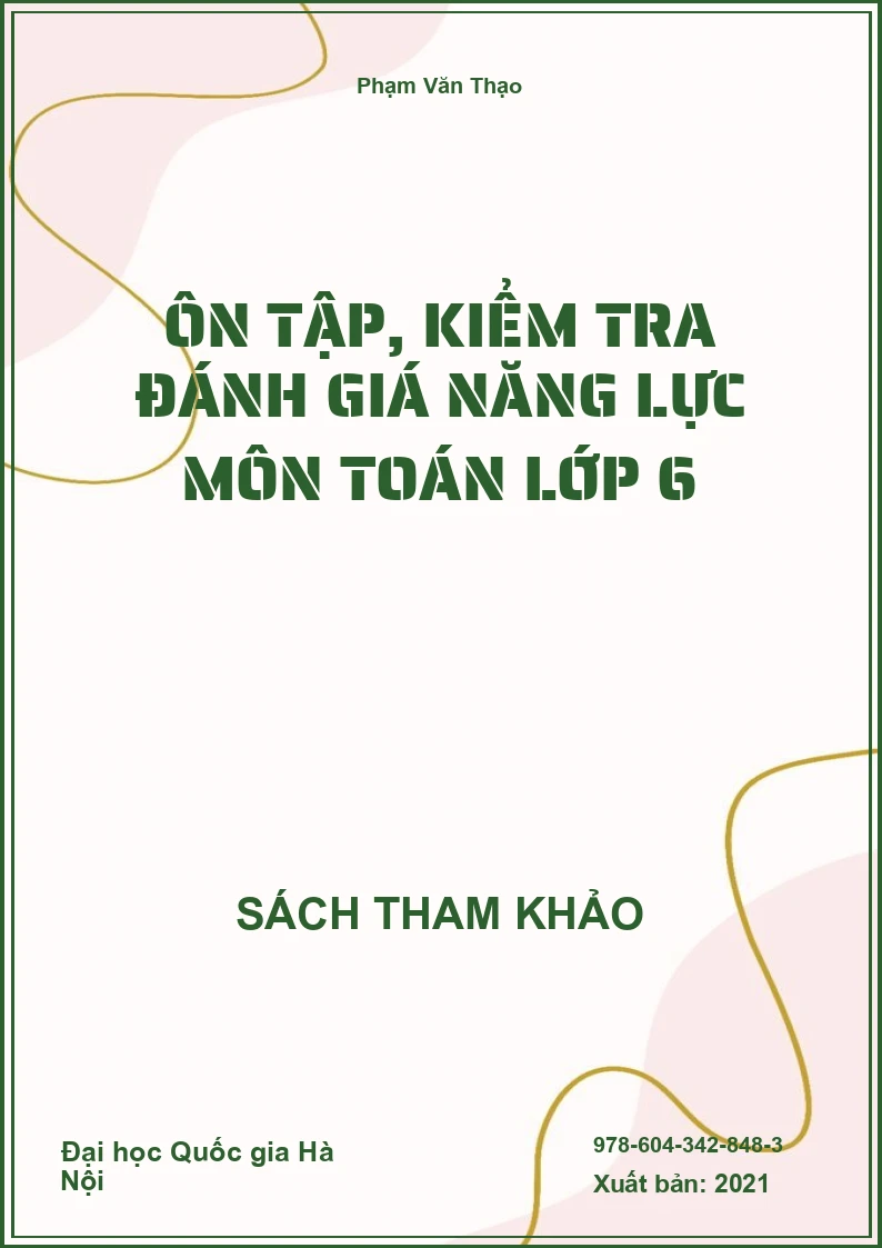 Ôn tập, kiểm tra đánh giá năng lực môn Toán lớp 6