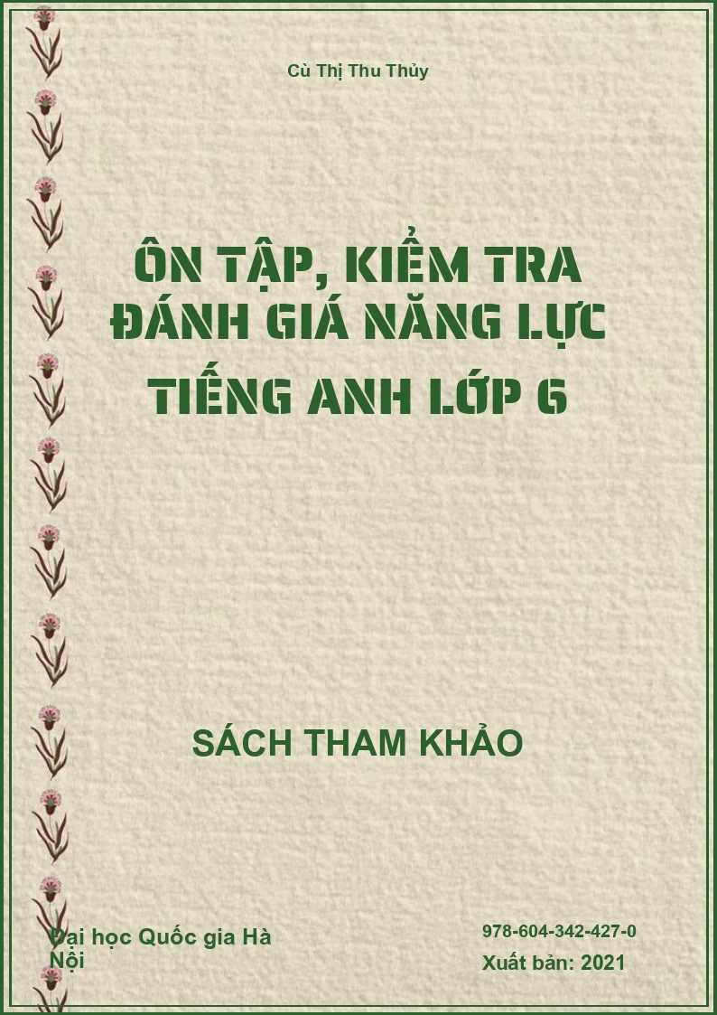 Ôn tập, kiểm tra đánh giá năng lực tiếng Anh lớp 6