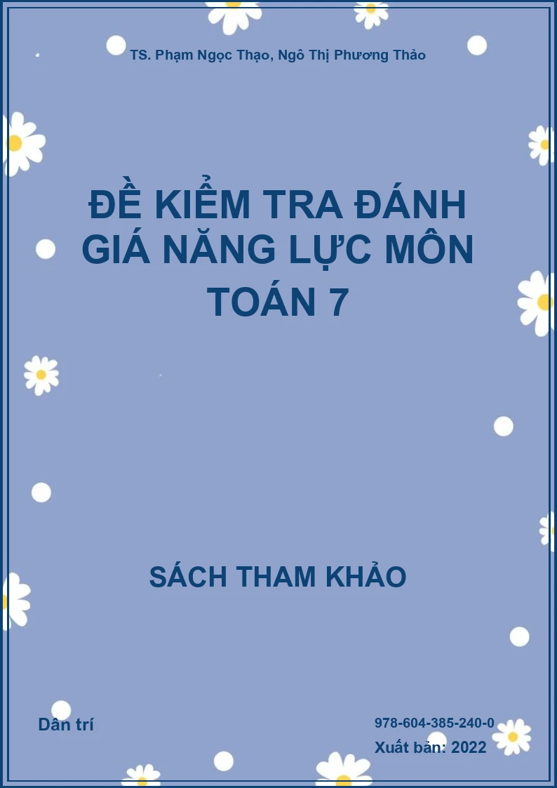 Đề Kiểm tra đánh giá năng lực môn Toán 7