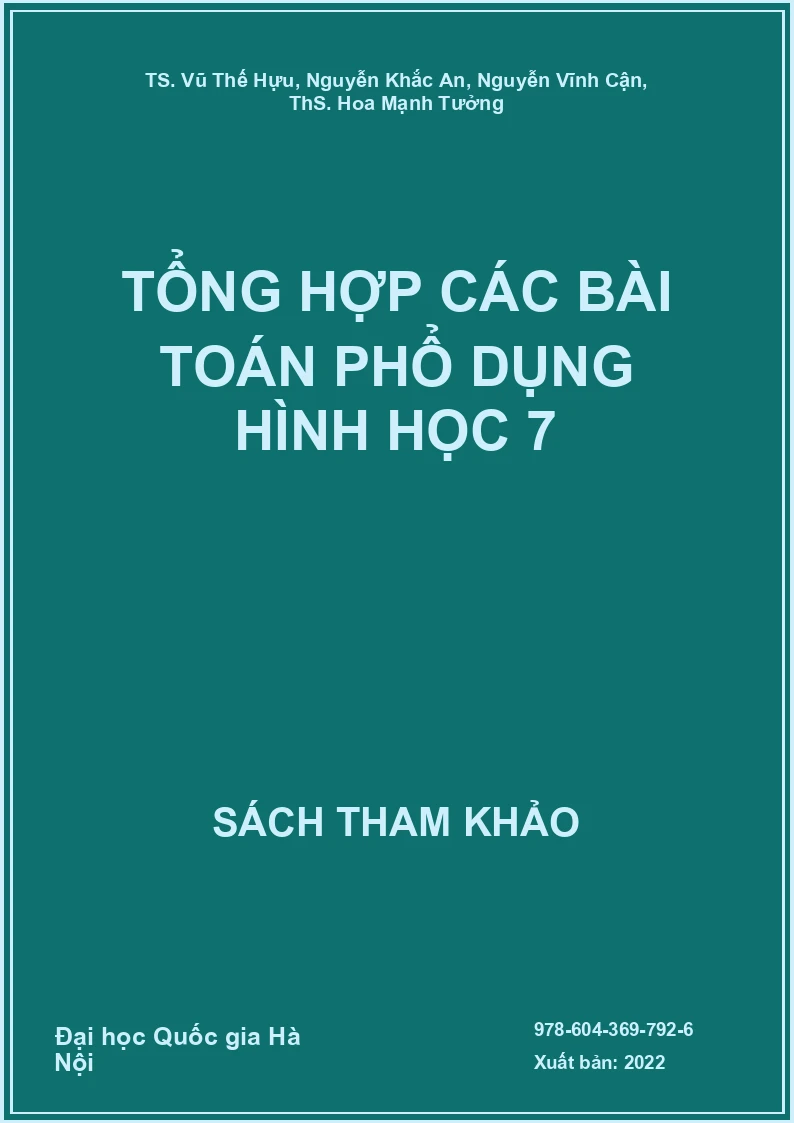 Tổng hợp các bài toán phổ dụng Hình học 7