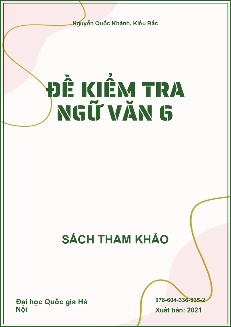 Đề kiểm tra Ngữ văn 6