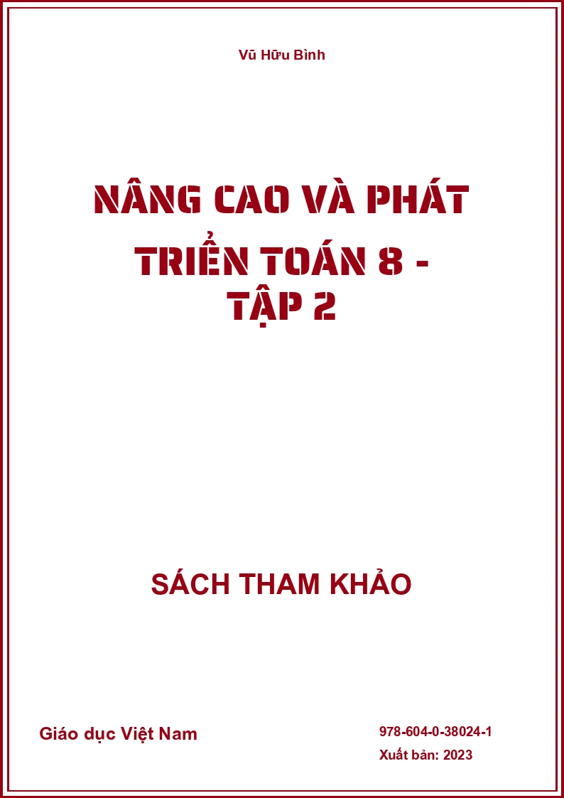 Nâng cao và phát triển Toán 8 - Tập 2