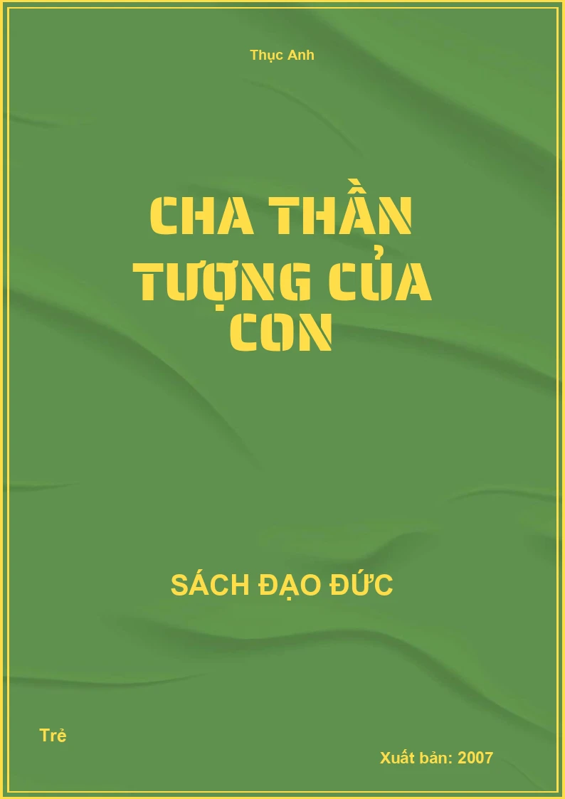 Cha Thần Tượng Của Con