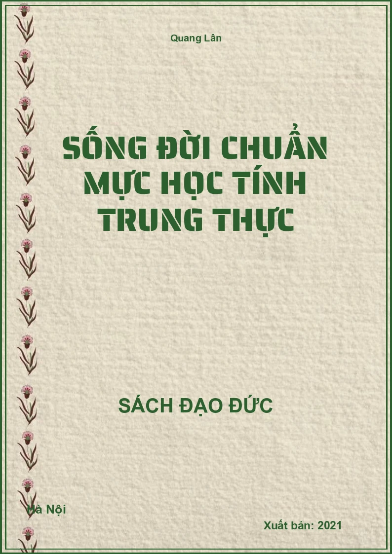 Sống Đời Chuẩn Mực Học Tính Trung Thực