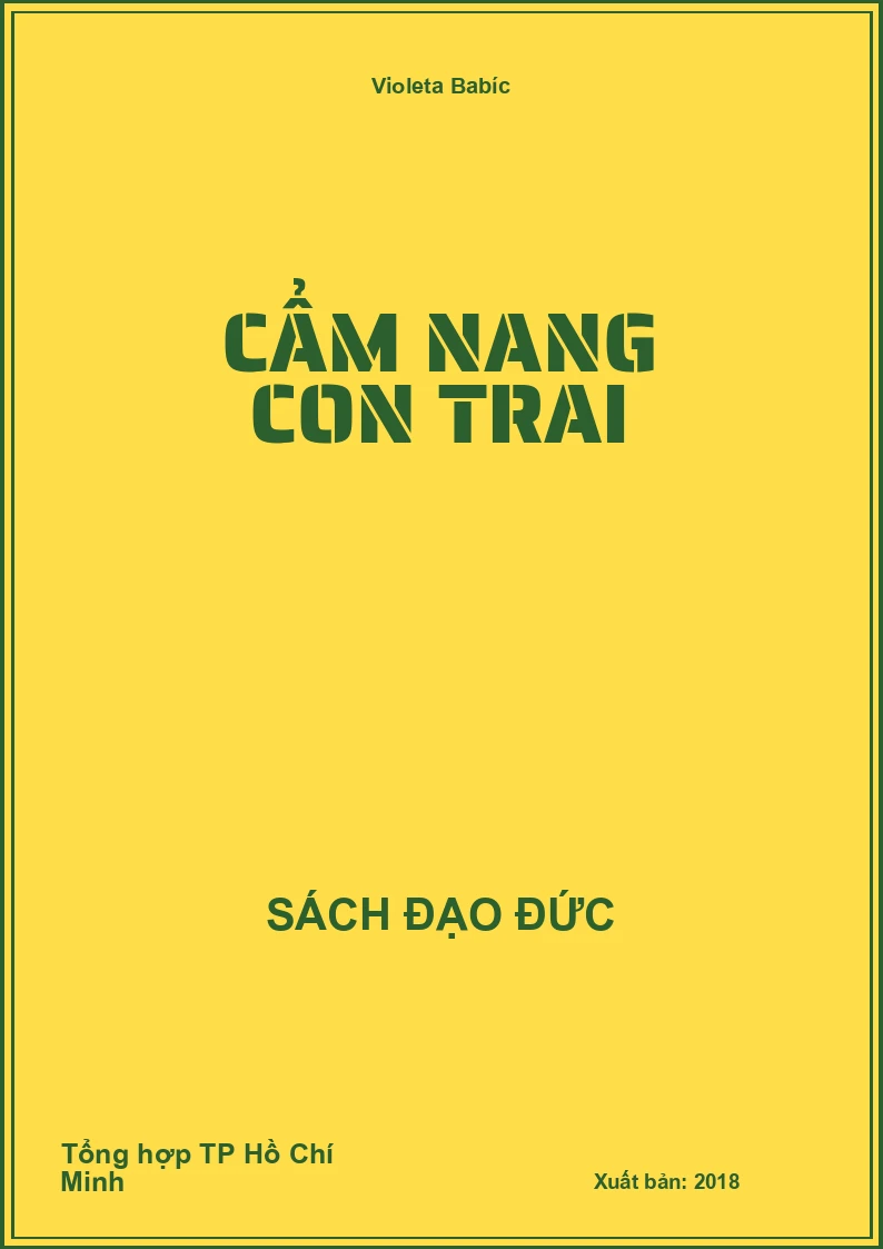Cẩm Nang Con Trai