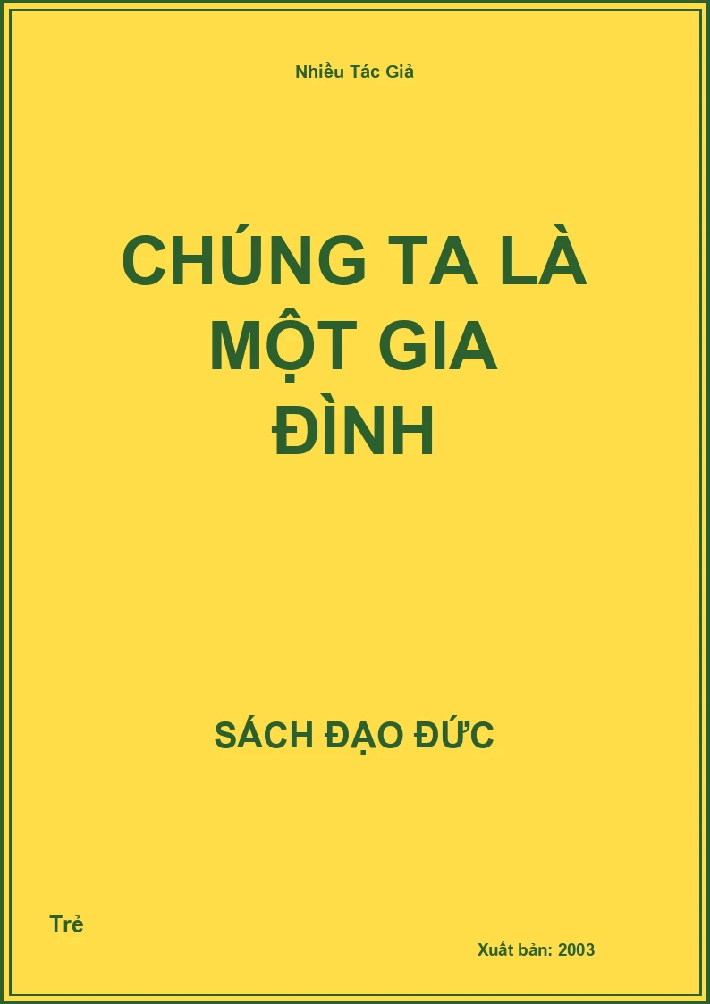 Chúng Ta Là Một Gia Đình