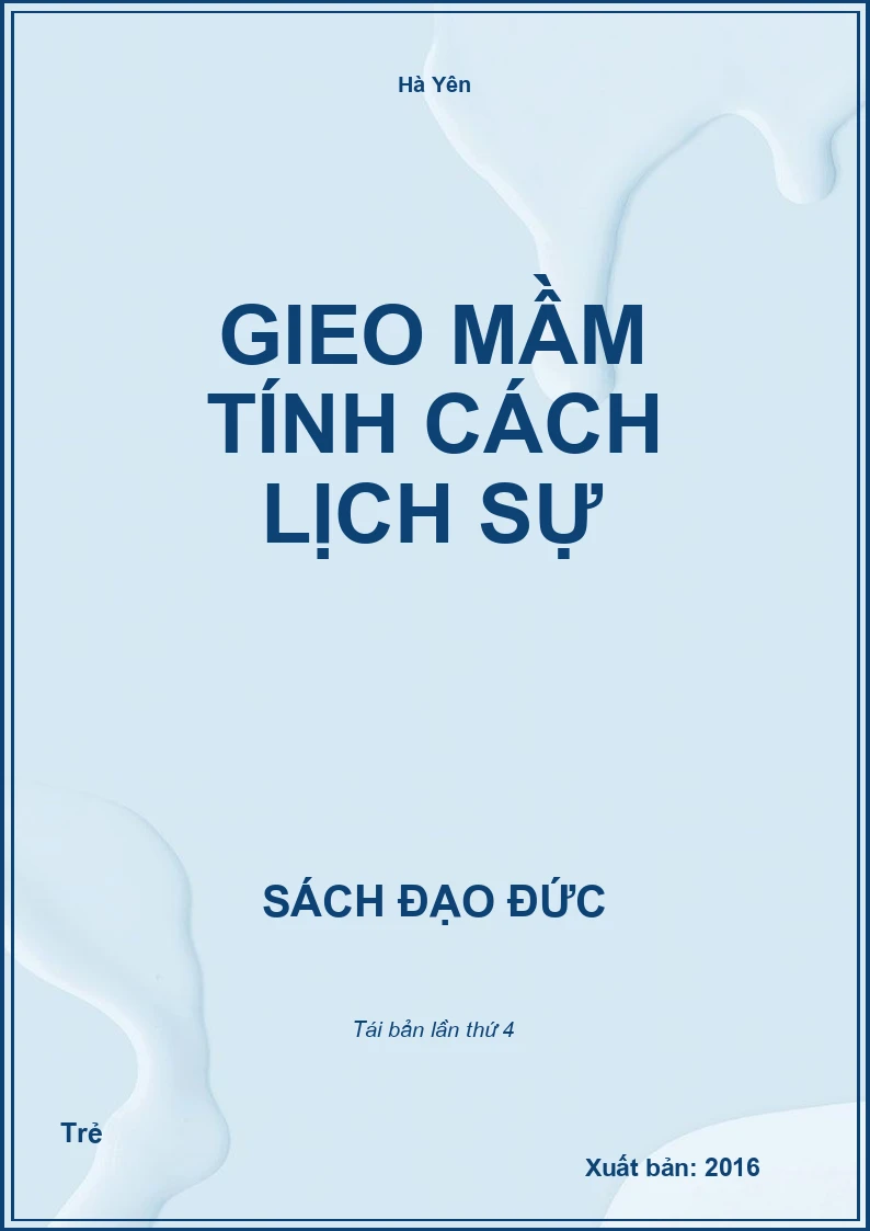 Gieo Mầm Tính Cách Lịch Sự