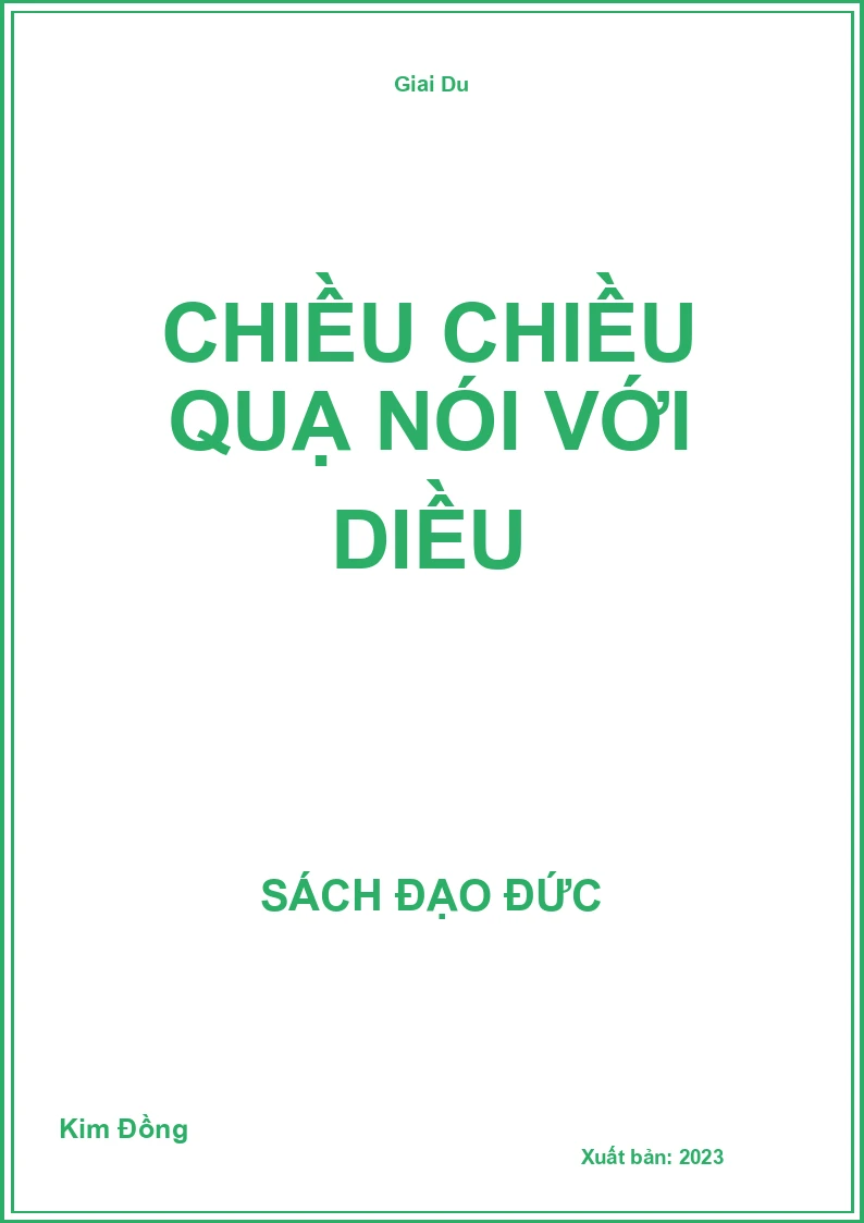 Chiều Chiều Quạ Nói Với Diều