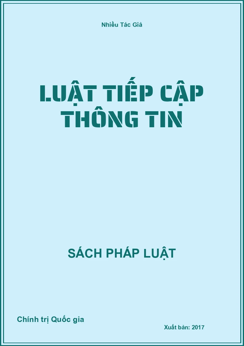 Luật tiếp cập thông tin