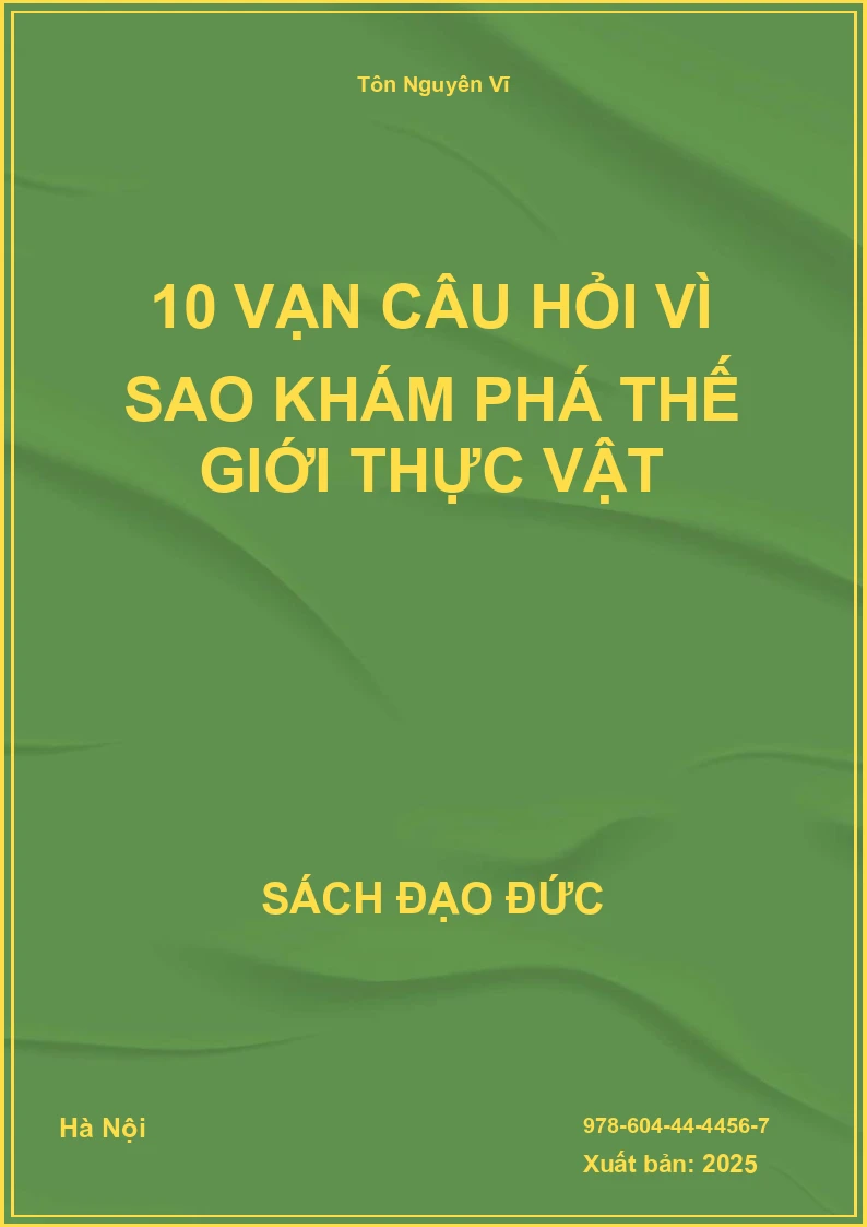 10 Vạn Câu Hỏi Vì Sao Khám Phá Thế Giới Thực Vật