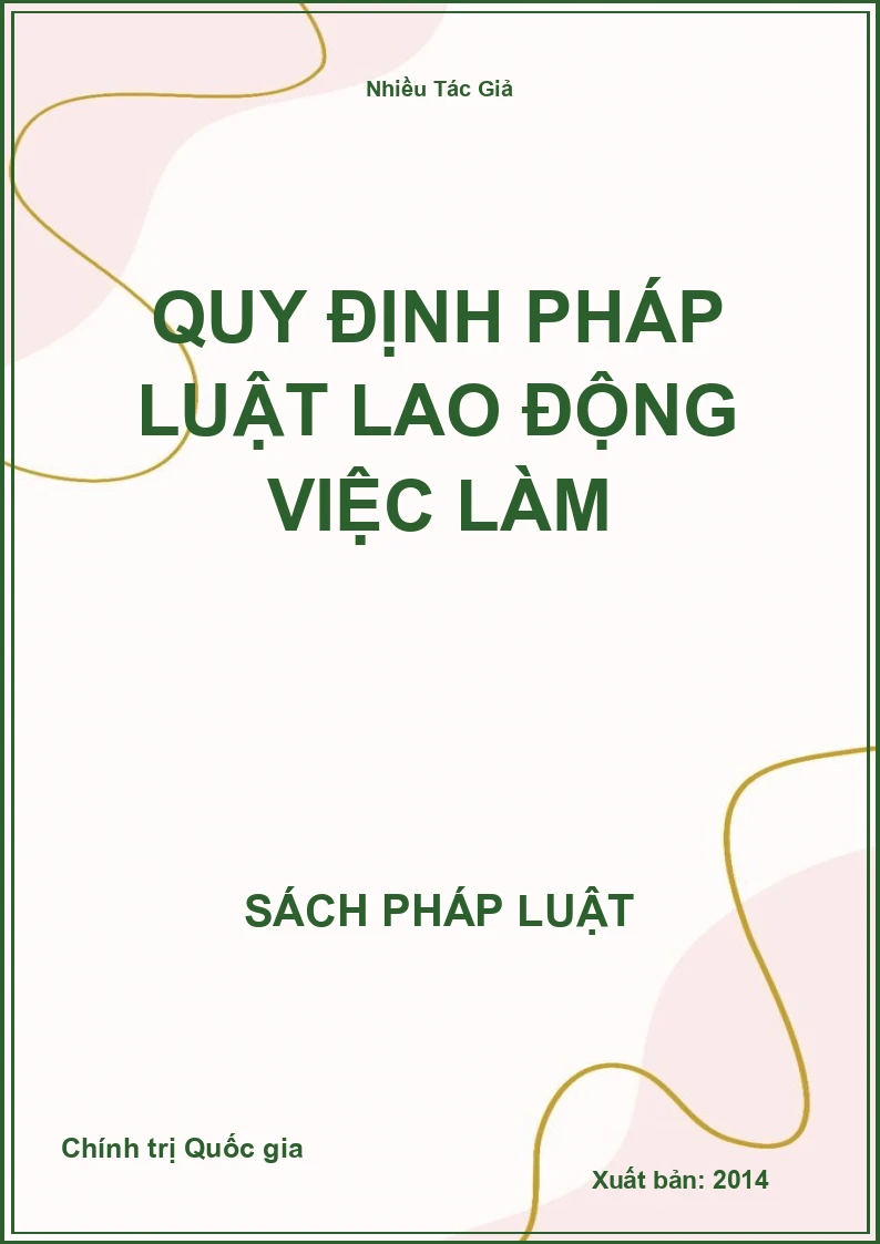 Quy định pháp luật lao động việc làm