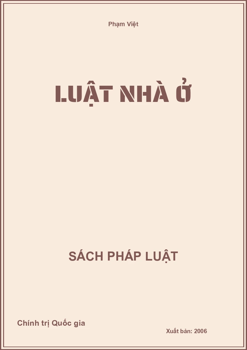 Luật nhà ở