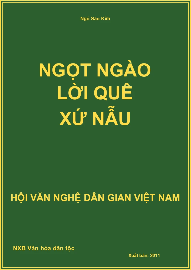 Ngọt Ngào Lời Quê Xứ Nẫu