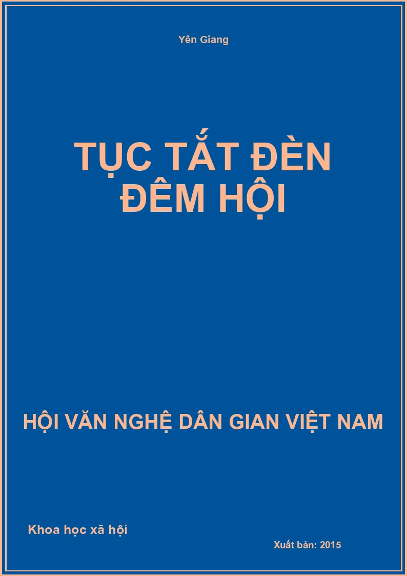 Tục Tắt Đèn Đêm Hội