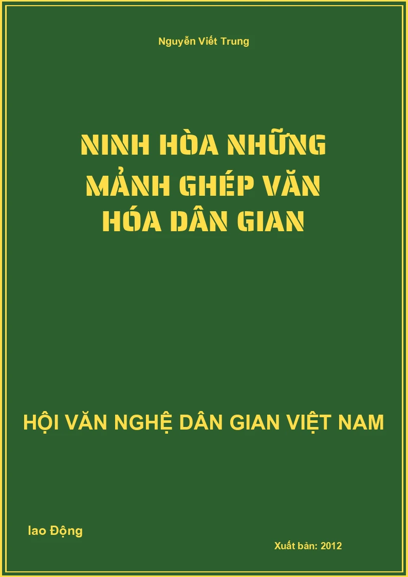 Ninh Hòa Những Mảnh Ghép Văn Hóa Dân Gian