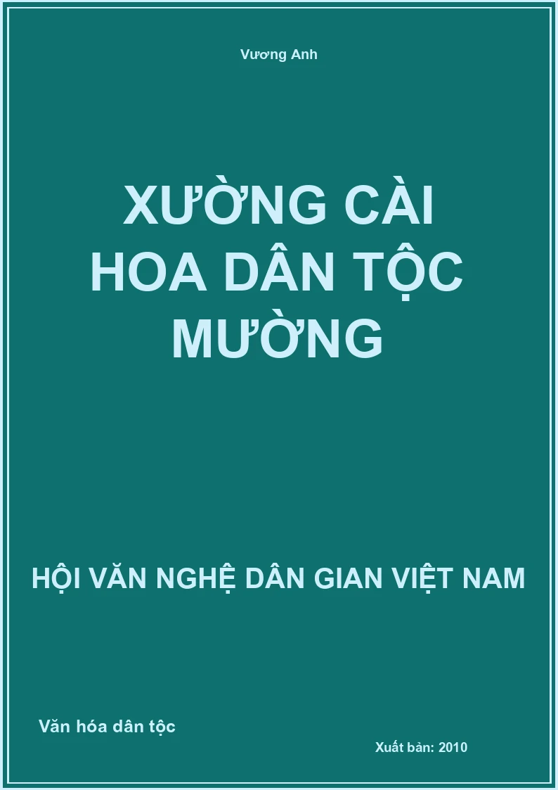 Xường Cài Hoa Dân Tộc Mường