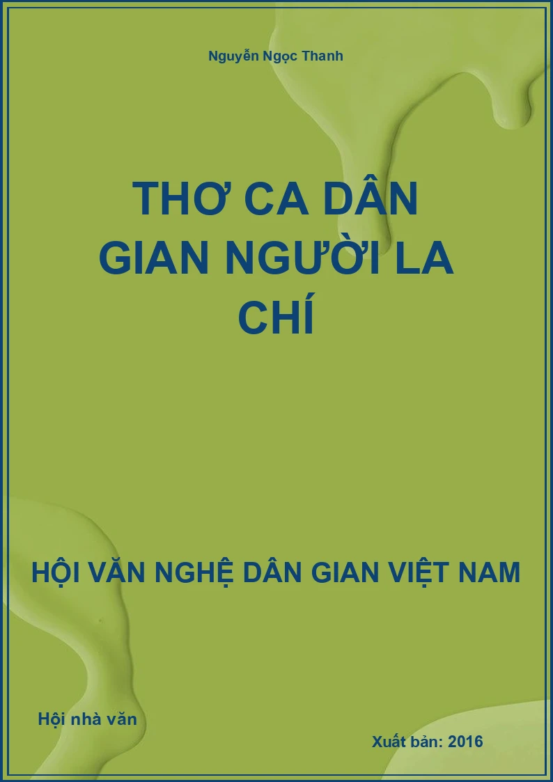 Thơ Ca Dân Gian Người La Chí