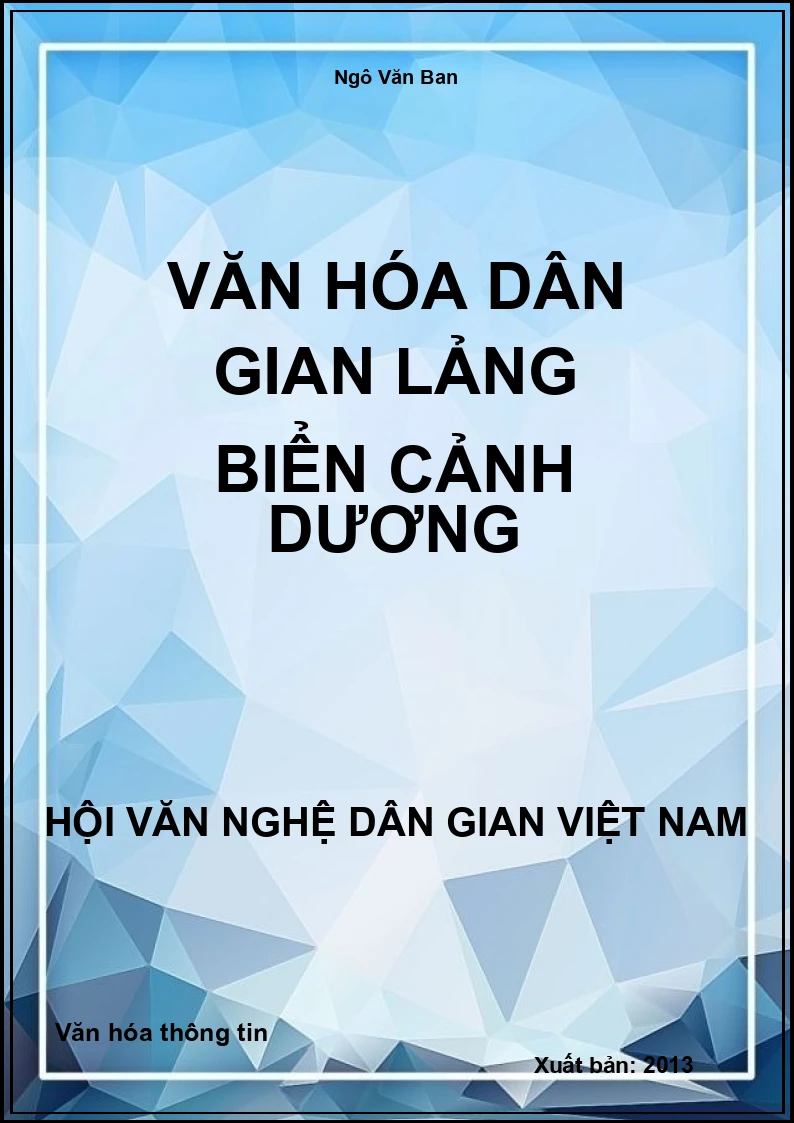 Văn Hóa Dân Gian Lảng Biển Cảnh Dương