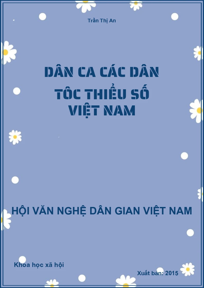 Dân Ca Các Dân Tôc Thiểu Số Việt Nam