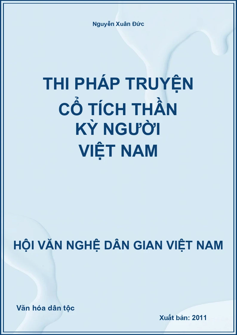 Thi Pháp Truyện Cổ Tích Thần Kỳ Người Việt Nam