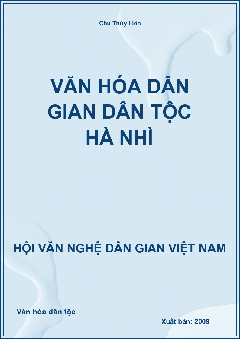Văn Hóa Dân Gian Dân Tộc Hà Nhì