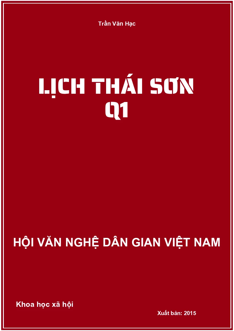 Lịch Thái Sơn Q1