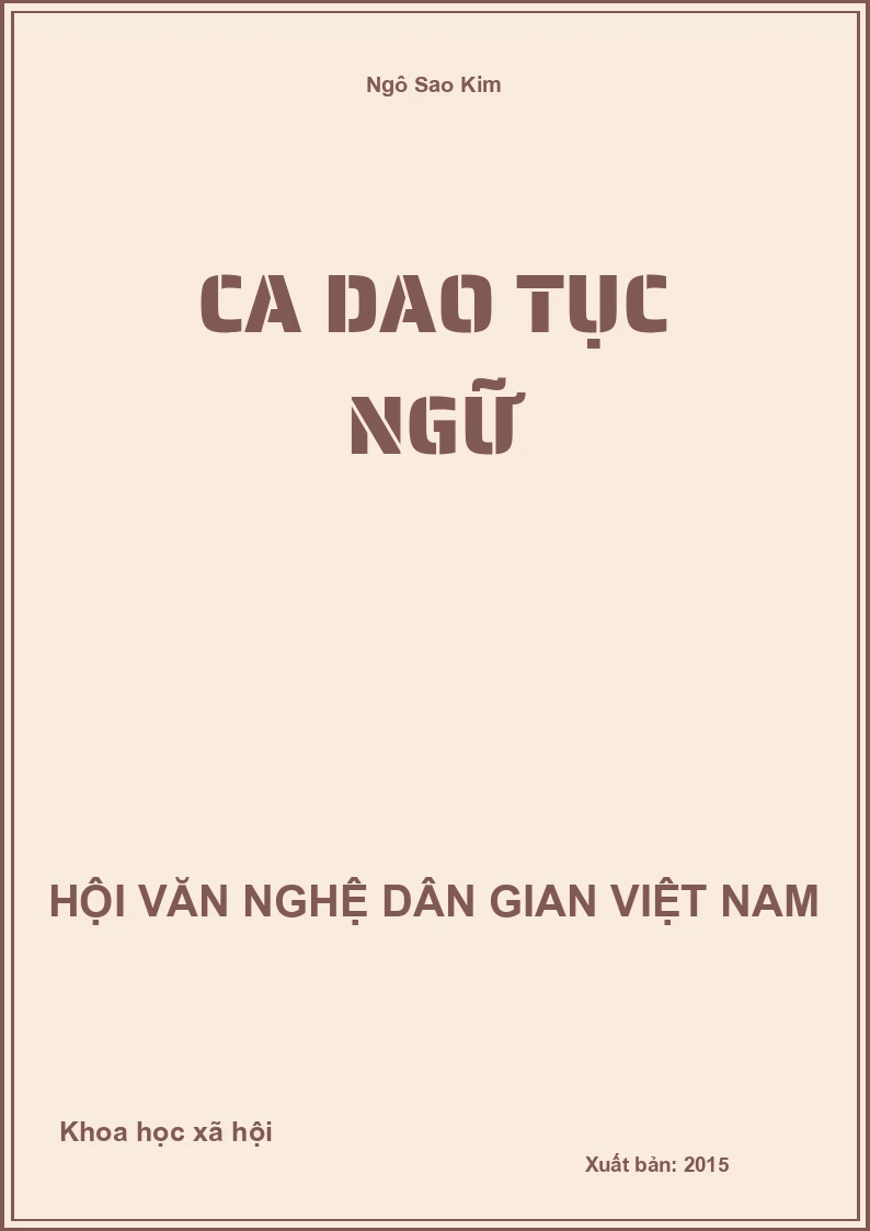 Ca Dao Tục Ngữ