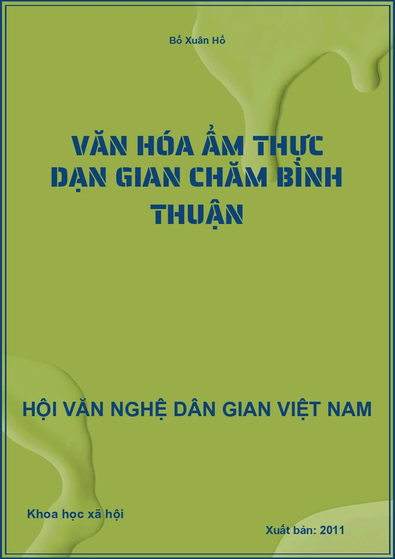 Văn Hóa Ẩm Thực Dạn Gian Chăm Bình Thuận