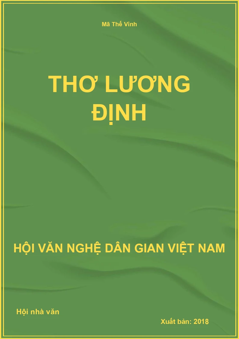 Thơ Lương Định