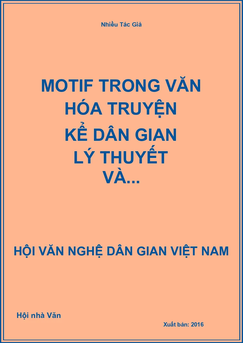 Motif Trong Văn Hóa Truyện Kể Dân Gian Lý Thuyết Và...