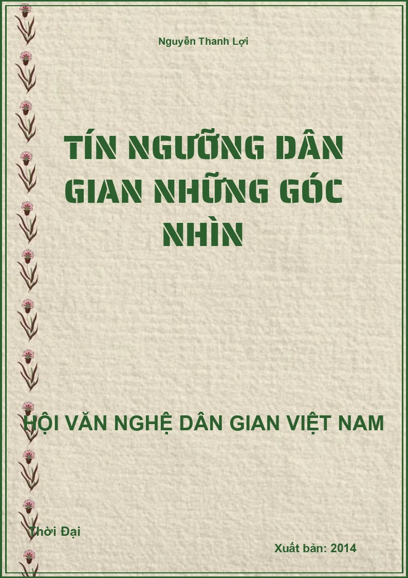 Tín Ngưỡng Dân Gian Những Góc Nhìn