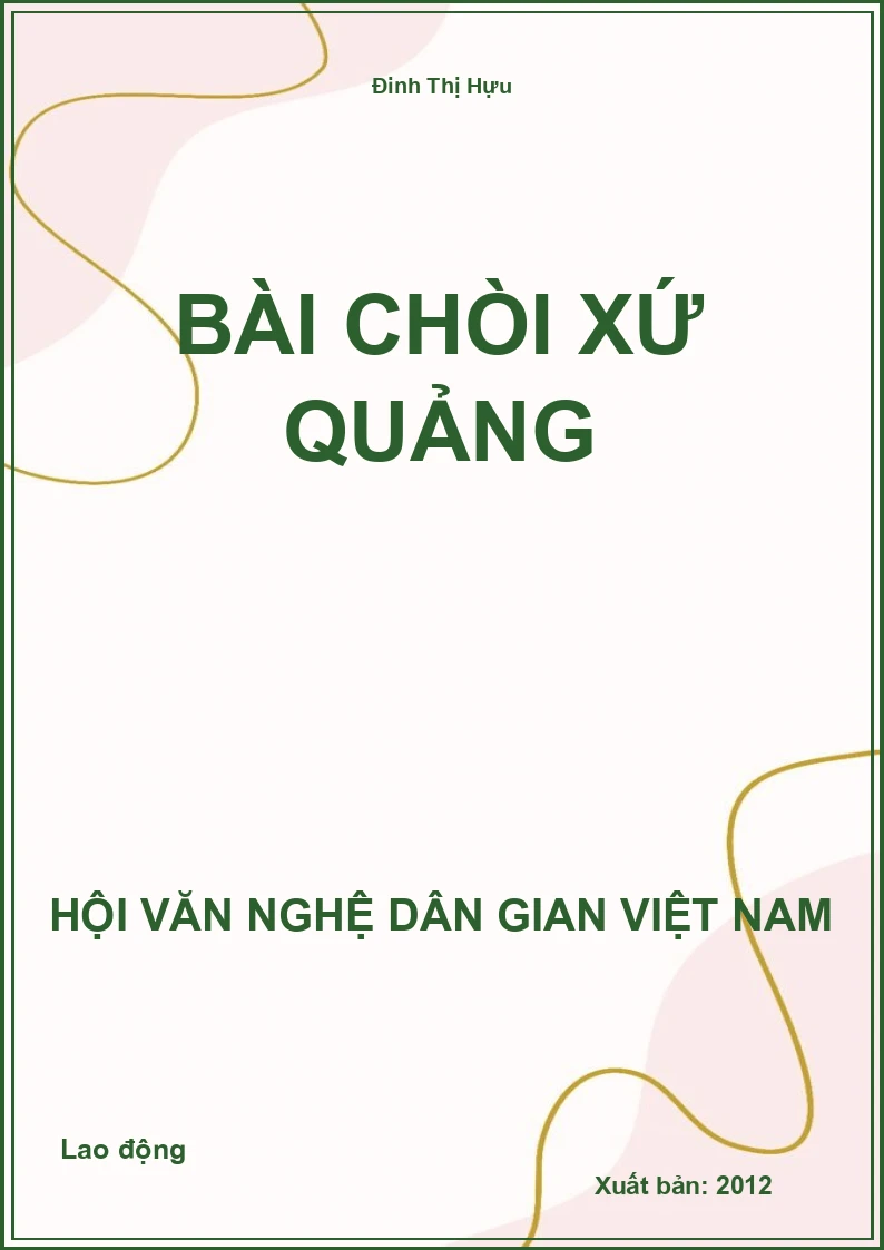Bài Chòi Xứ Quảng