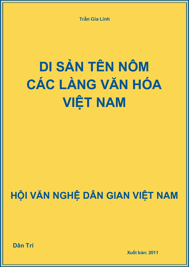 Di Sản Tên Nôm Các Làng Văn Hóa Việt Nam