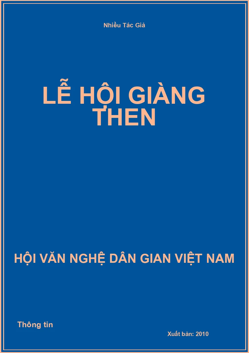 Lễ Hội Giàng Then
