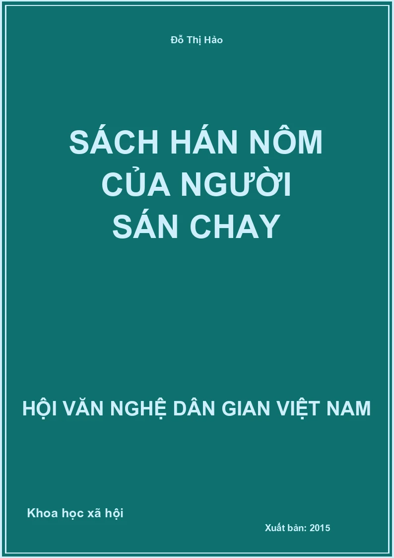 Sách Hán Nôm Của Người Sán Chay