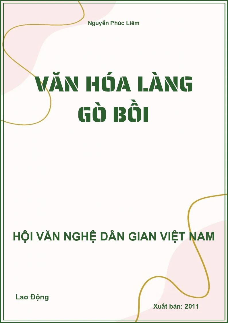 Văn Hóa Làng Gò Bồi