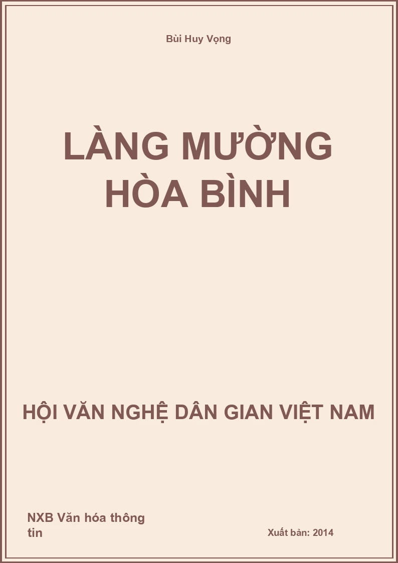 Làng Mường Hòa Bình