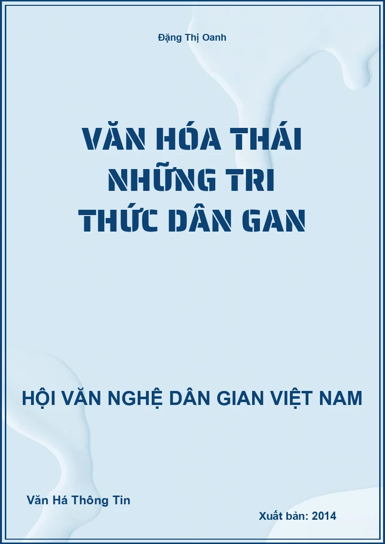 Văn Hóa Thái Những Tri Thức Dân Gan
