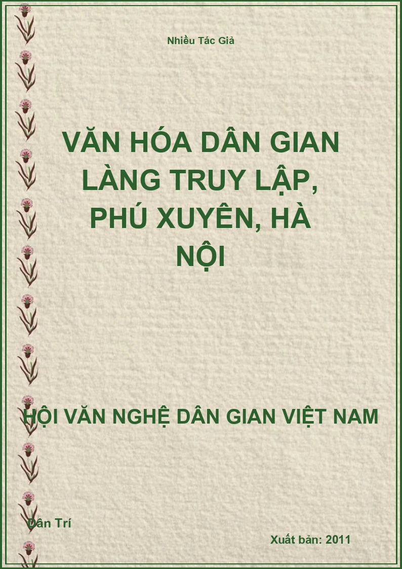 Văn Hóa Dân Gian Làng Truy Lập, Phú Xuyên, Hà Nội