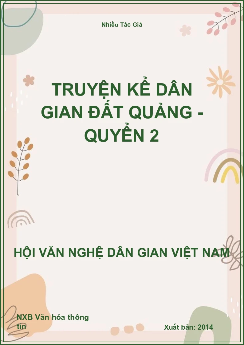 Truyện Kể Dân Gian Đất Quảng - Quyển 2