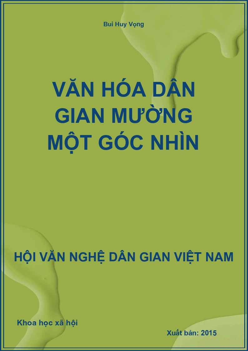 Văn Hóa Dân Gian Mường Một Góc Nhìn