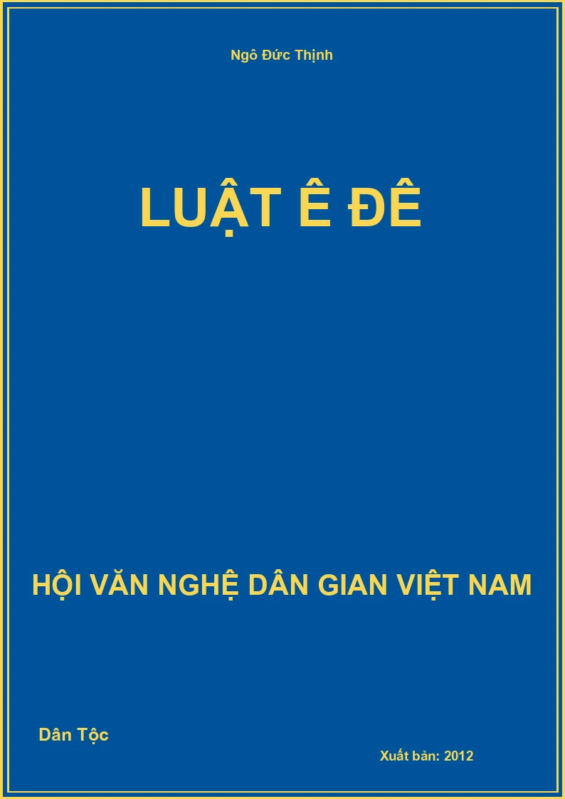 Luật Ê Đê