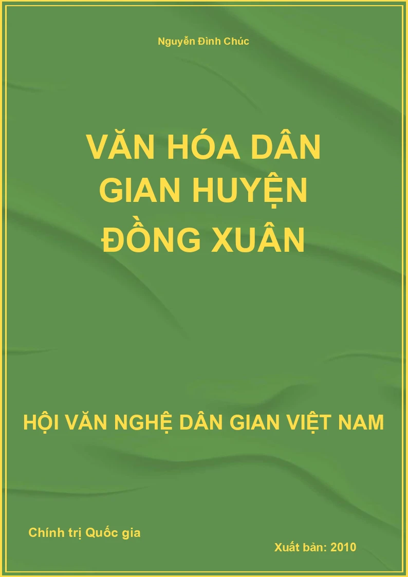 Văn Hóa Dân Gian Huyện Đồng Xuân