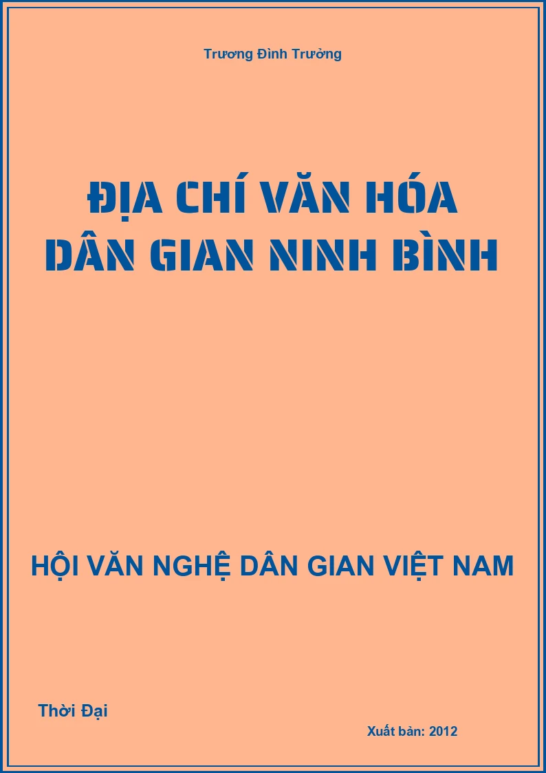 Địa Chí Văn Hóa Dân Gian Ninh Bình