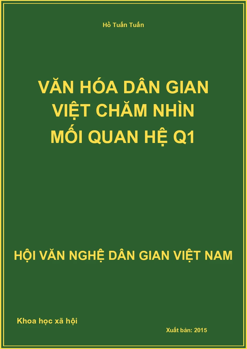 Văn Hóa Dân Gian Việt Chăm Nhìn Mối Quan Hệ Q1