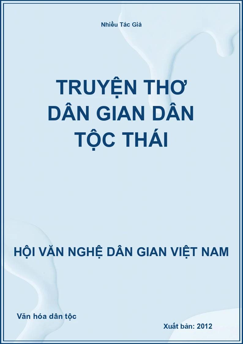 Truyện Thơ Dân Gian Dân Tộc Thái