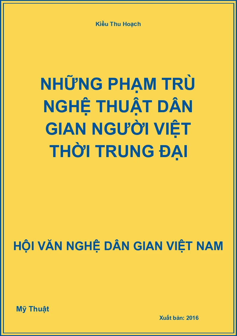 Những Phạm Trù Nghệ Thuật Dân Gian Người Việt Thời Trung Đại