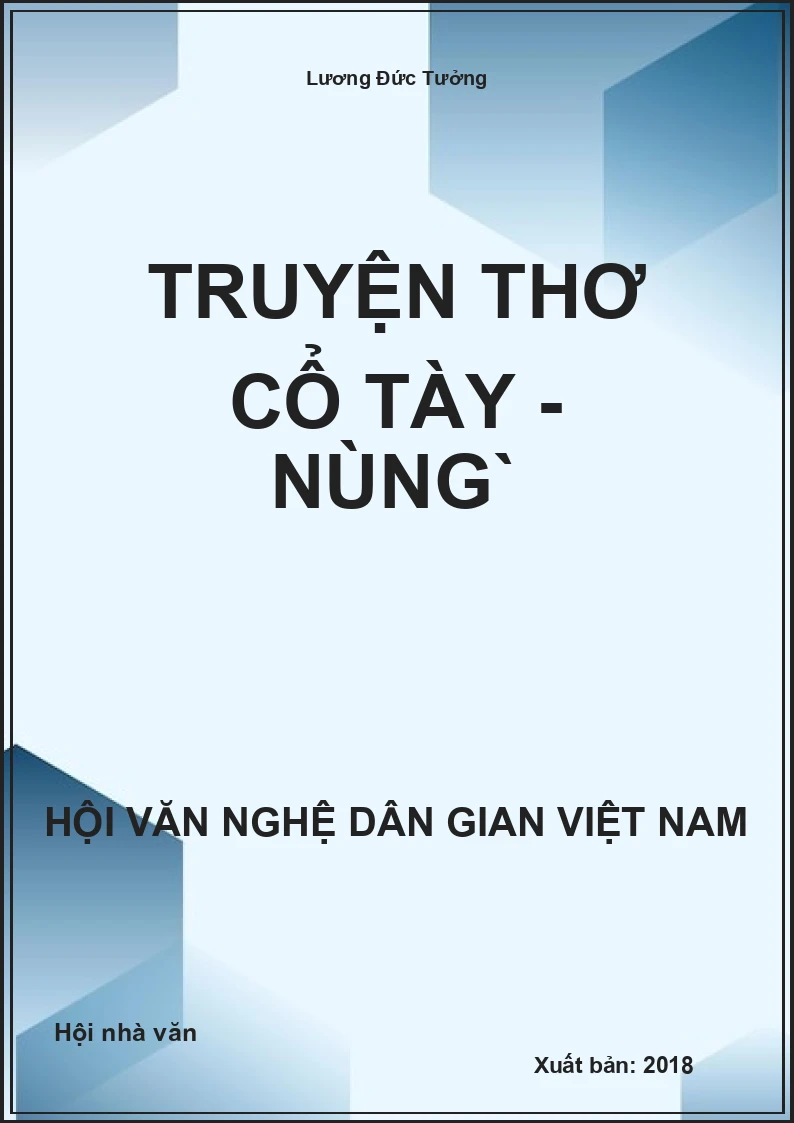 Truyện Thơ Cổ Tày - Nùng`