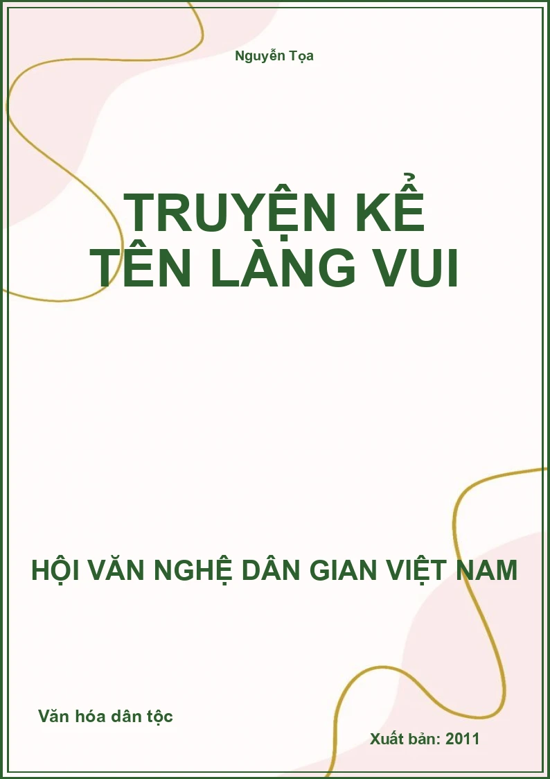 Truyện Kể Tên Làng Vui