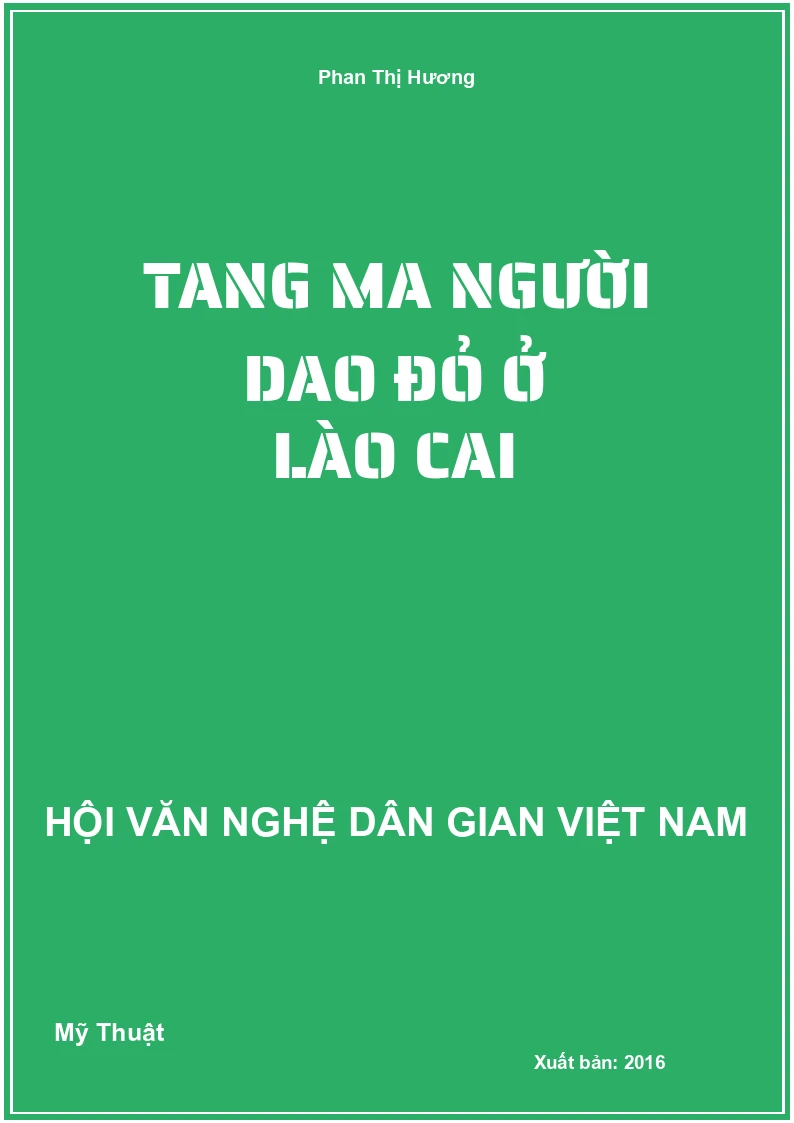 Tang Ma Người Dao Đỏ Ở Lào Cai